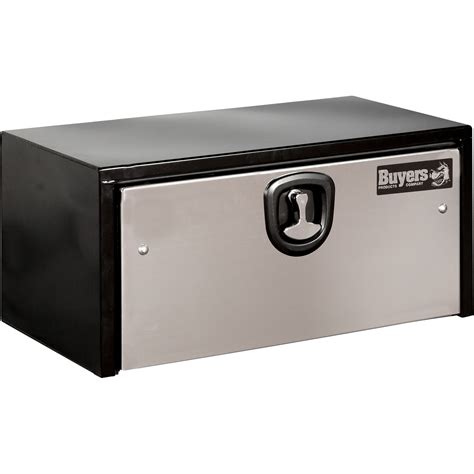 stainless steel tool box wood top|12x24 stainless tool box.